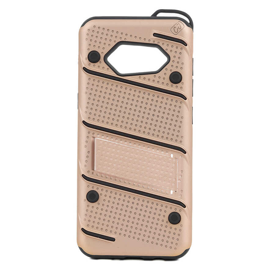 Galaxy S8 Kılıf Zore İron Kapak Rose Gold