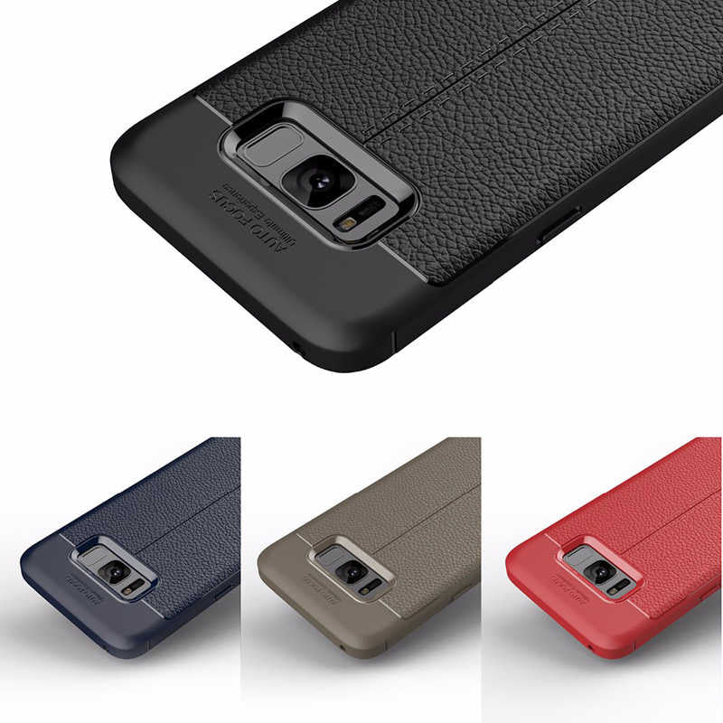 Galaxy S8 Kılıf Zore Niss Silikon Kapak Kırmızı