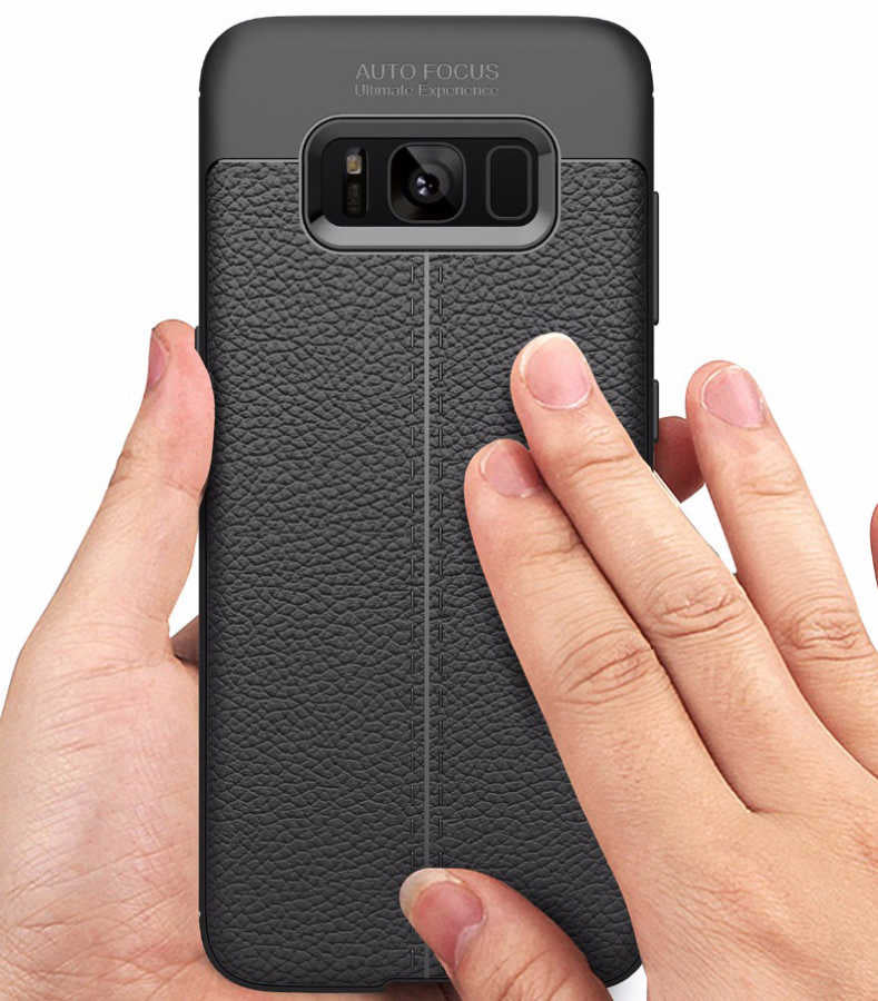 Galaxy S8 Kılıf Zore Niss Silikon Kapak Kırmızı