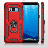 Galaxy S8 Kılıf Zore Vega Kapak Kırmızı
