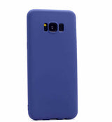 Galaxy S8 Plus Kılıf Zore Premier Silikon Kapak Saks Mavi