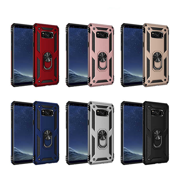 Galaxy S8 Plus Kılıf Zore Vega Kapak Kırmızı