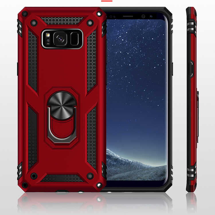 Galaxy S8 Plus Kılıf Zore Vega Kapak Mavi