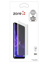 Galaxy S9 Zore 3D Short Glass Ekran Koruyucu Siyah