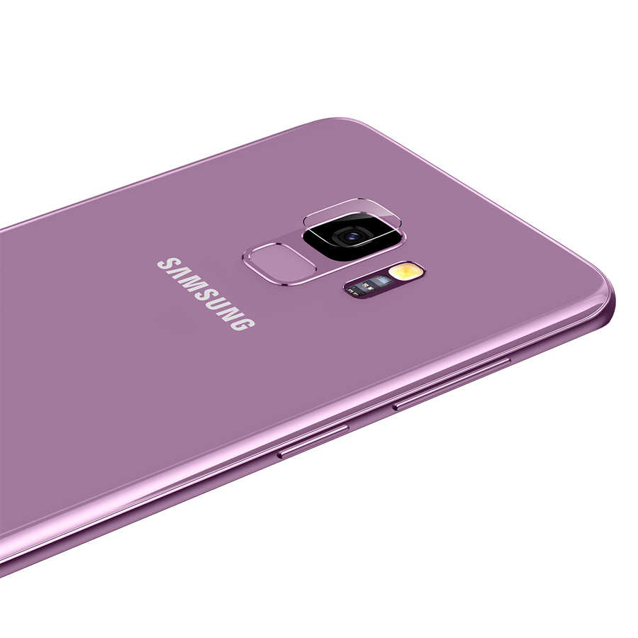 Galaxy S9 Zore Kamera Lens Koruyucu Cam Filmi Renksiz