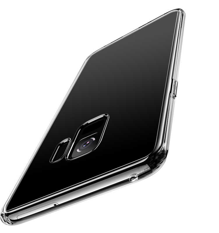 Galaxy S9 Kılıf Zore İmax Silikon Kamera Korumalı Renksiz