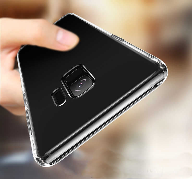 Galaxy S9 Kılıf Zore İmax Silikon Kamera Korumalı Renksiz