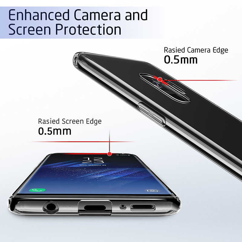 Galaxy S9 Kılıf Zore İmax Silikon Kamera Korumalı Renksiz