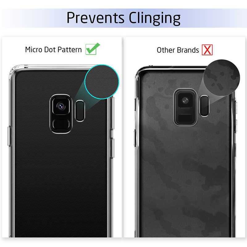 Galaxy S9 Kılıf Zore İmax Silikon Kamera Korumalı Renksiz