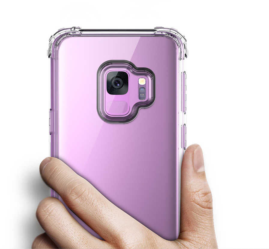 Galaxy S9 Kılıf Zore Nitro Anti Shock Silikon Renksiz
