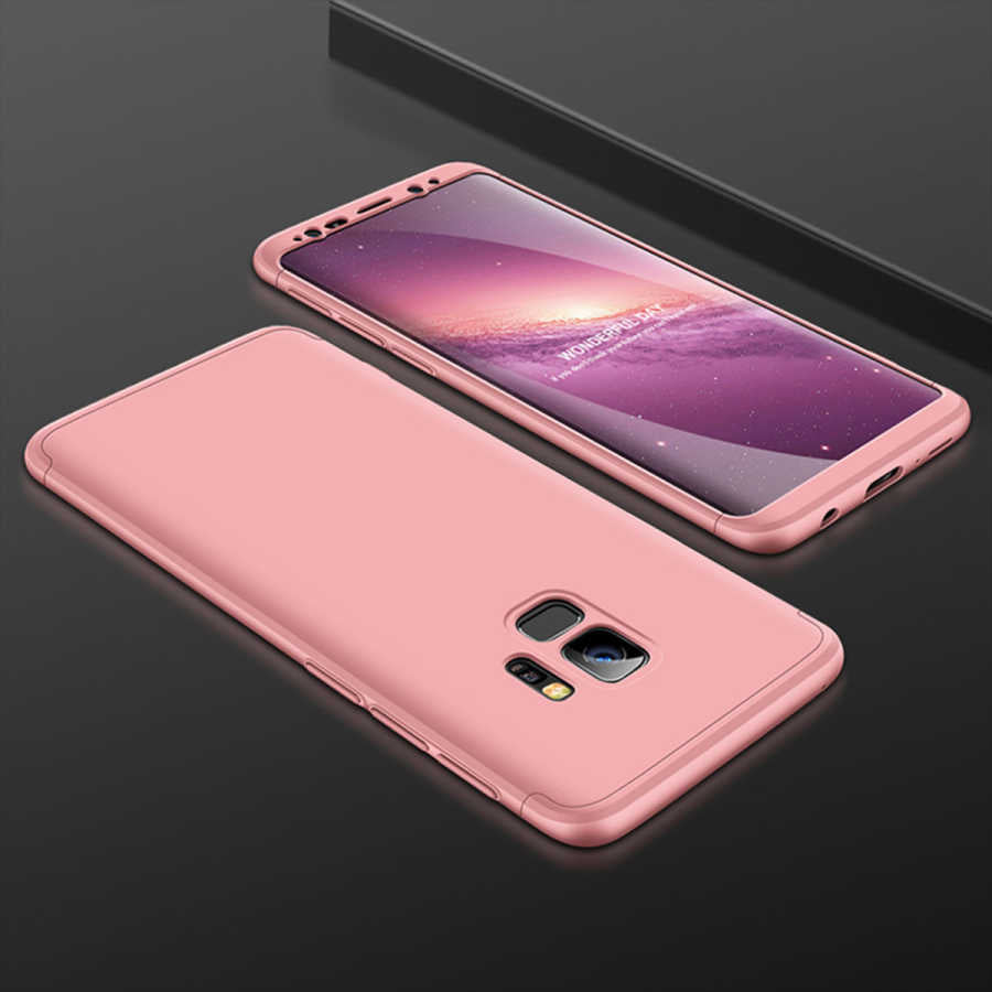Galaxy S9 Kılıf Zore Ays Kapak Rose Gold