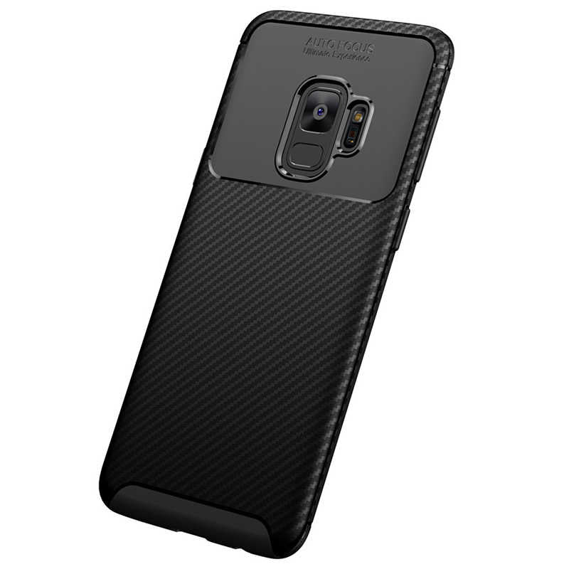 Galaxy S9 Kılıf Zore Negro Silikon Kapak Siyah
