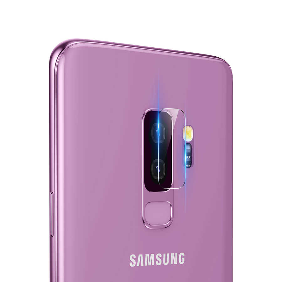 Galaxy S9 Plus Zore Kamera Lens Koruyucu Cam Filmi Renksiz