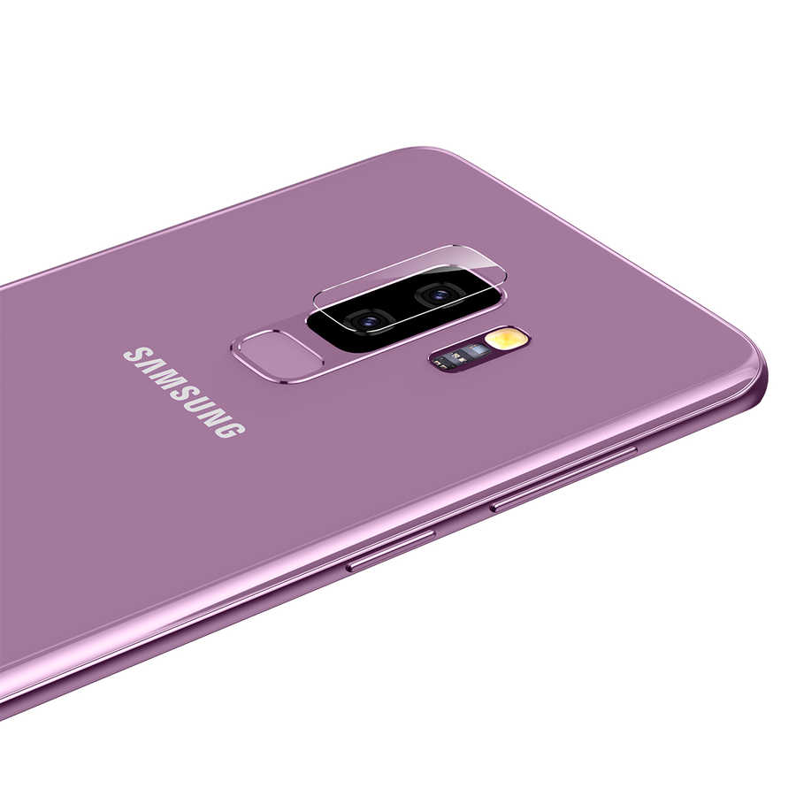 Galaxy S9 Plus Zore Kamera Lens Koruyucu Cam Filmi Renksiz