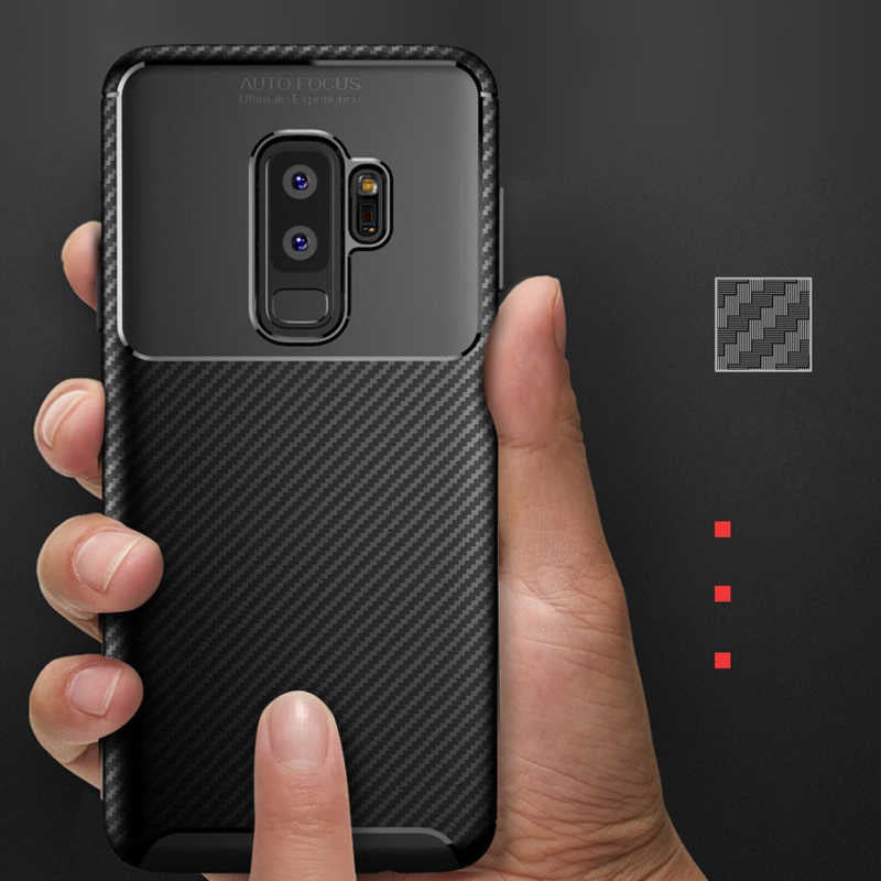 Galaxy S9 Plus Kılıf Zore Negro Silikon Kapak Siyah