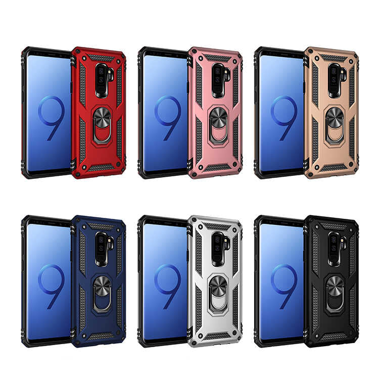 Galaxy S9 Plus Kılıf Zore Vega Kapak Kırmızı