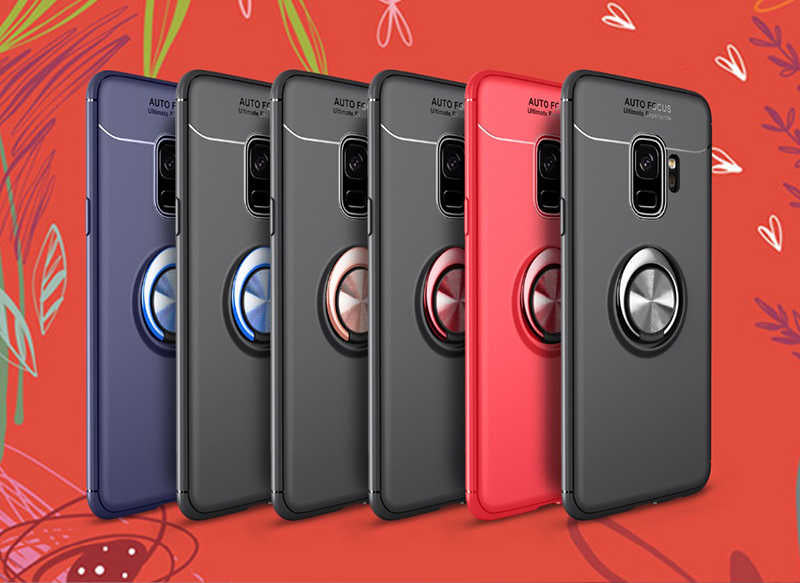 Galaxy S9 Kılıf Zore Ravel Silikon Kapak Mavi