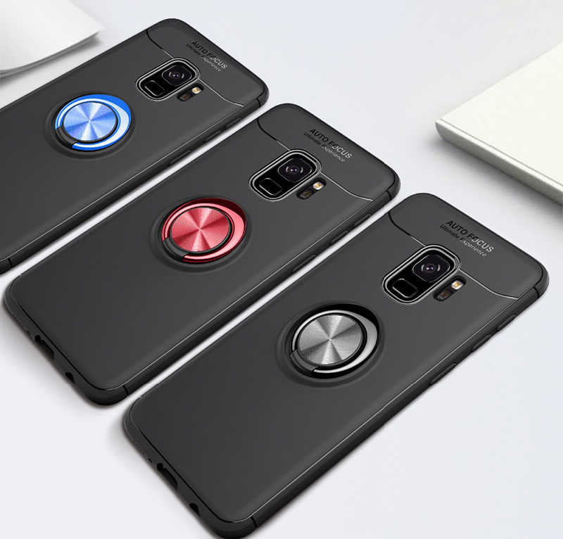 Galaxy S9 Kılıf Zore Ravel Silikon Kapak Siyah