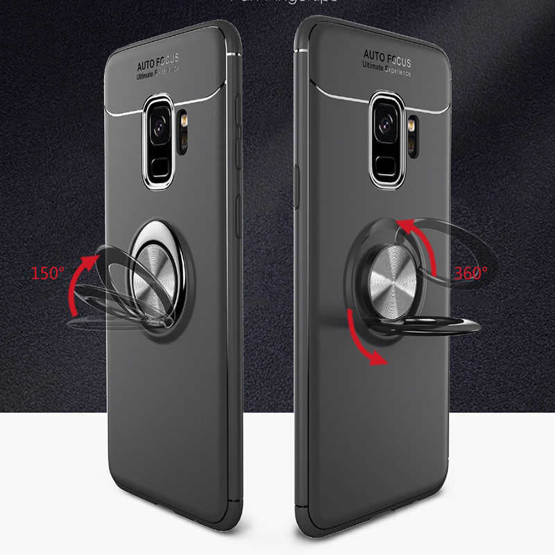Galaxy S9 Kılıf Zore Ravel Silikon Kapak Siyah-Rose Gold
