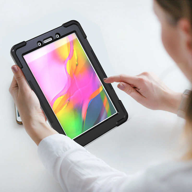 Galaxy T720 Tab S5E Zore Defender Tablet Silikon Siyah