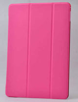Galaxy Tab 3 Lite 7.0 T110 Zore Smart Cover Standlı 1-1 Kılıf Pembe Koyu