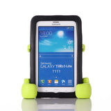 Galaxy Tab 3 Lite 7.0 T110 Zore Eva Boxer Tablet Silikon Pembe Koyu
