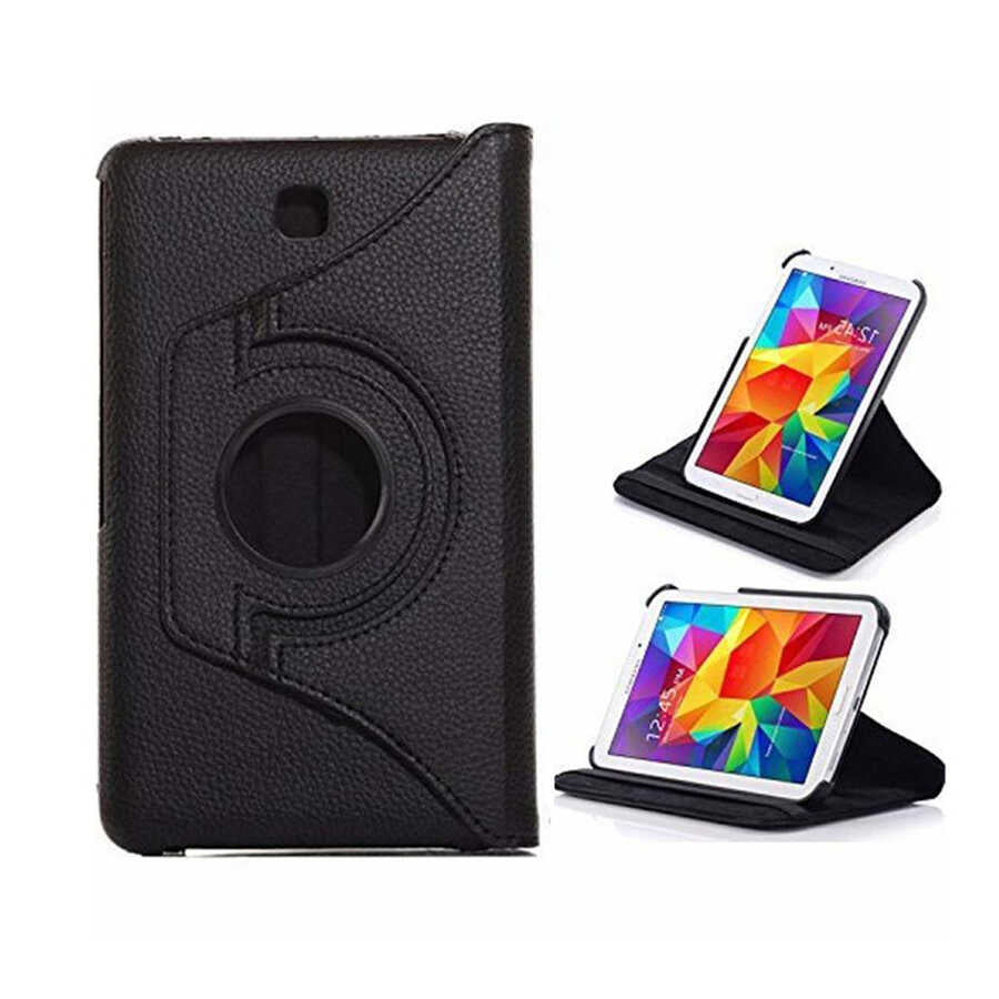 Galaxy Tab 4 8.0 T330 Zore Dönebilen Standlı Kılıf Pembe Açık