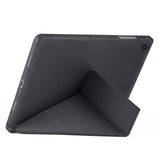 Galaxy Tab A11 Plus Kılıf Zore Tri Folding Kalem Bölmeli Standlı Kılıf Rose Gold