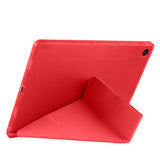 Galaxy Tab A11 Plus Kılıf Zore Tri Folding Kalem Bölmeli Standlı Kılıf Rose Gold