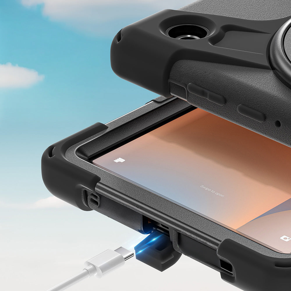 Galaxy Tab A11 Plus Zore Defender Tablet Silikon Siyah