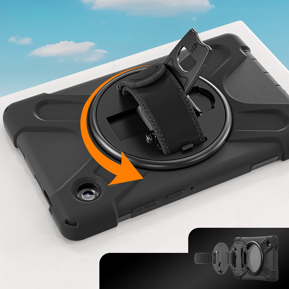 Galaxy Tab A11 Plus Zore Defender Tablet Silikon Siyah