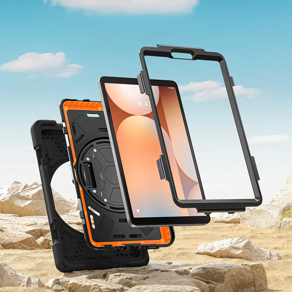 Galaxy Tab A11 Plus Zore Defender Tablet Silikon Siyah