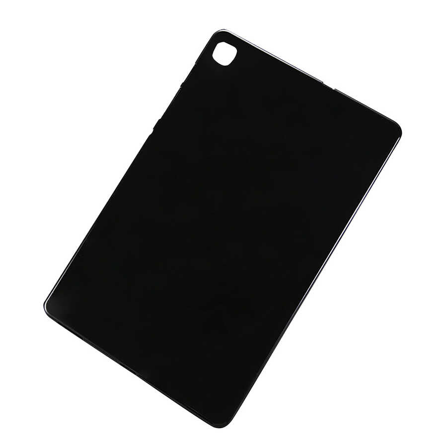 Galaxy Tab A7 10.4 T500 2020 Kılıf Zore Tablet Süper Silikon Kapak Siyah