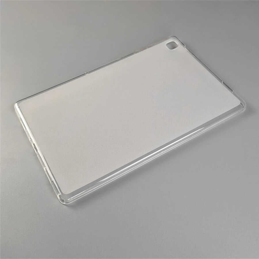Galaxy Tab A7 10.4 T500 2020 Kılıf Zore Tablet Süper Silikon Kapak Renksiz