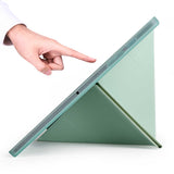 Galaxy Tab A7 10.4 T500 2020 Kılıf Zore Tri Folding Kalem Bölmeli Standlı Kılıf Kırmızı