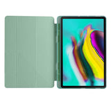 Galaxy Tab A7 10.4 T500 2020 Kılıf Zore Tri Folding Kalem Bölmeli Standlı Kılıf Kırmızı