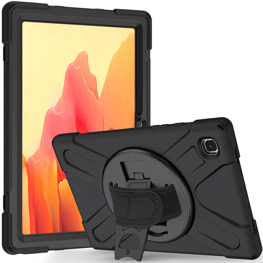 Galaxy Tab A7 10.4 T500 2020 Zore Defender Tablet Silikon Siyah