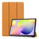 Galaxy Tab A7 10.4 T500 (2020) Zore Smart Cover Standlı 1-1 Kılıf Turuncu