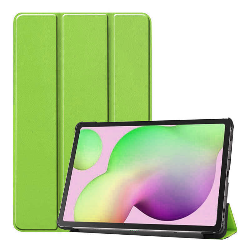 Galaxy Tab A7 10.4 T500 (2020) Zore Smart Cover Standlı 1-1 Kılıf Yeşil