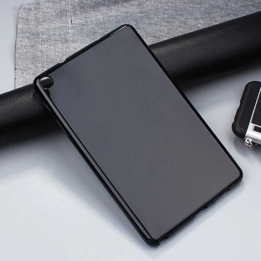Galaxy Tab A7 Lite T225 Kılıf Zore Tablet Süper Silikon Kapak Renksiz