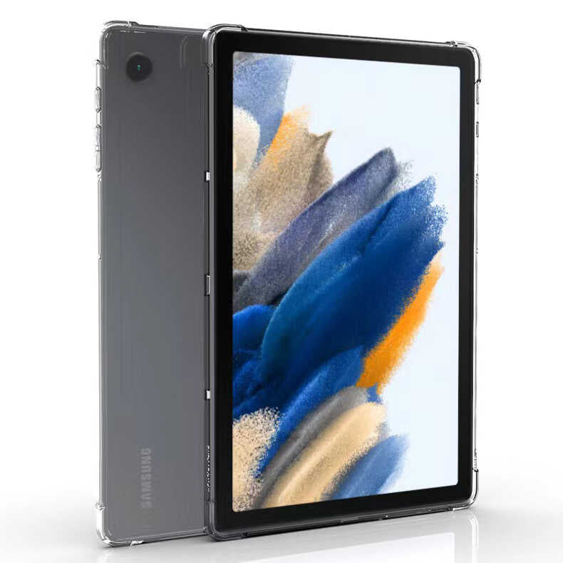 Galaxy Tab A8 10.5 SM-X200 (2021) Kılıf Zore Tablet Nitro Anti Shock Silikon Kapak Renksiz
