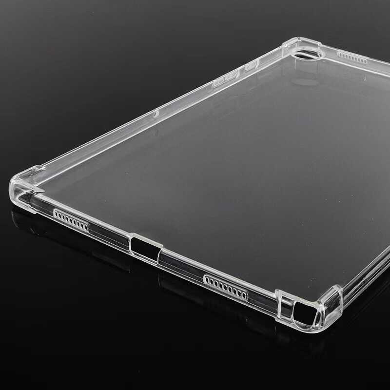 Galaxy Tab A8 10.5 SM-X200 (2021) Kılıf Zore Tablet Nitro Anti Shock Silikon Kapak Renksiz