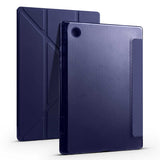 Galaxy Tab A8 10.5 SM-X200 (2021) Kılıf Zore Tri Folding Kalem Bölmeli Standlı Kılıf Koyu Yeşil