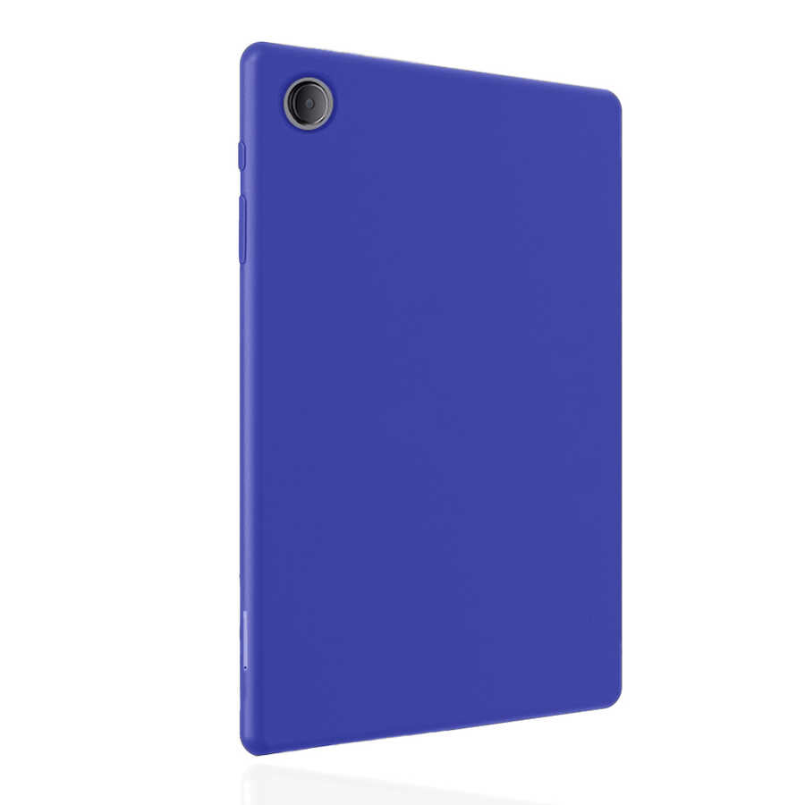 Galaxy Tab A8 10.5 SM-X200 (2021) Zore Beg Tablet Silikon Saks Mavi
