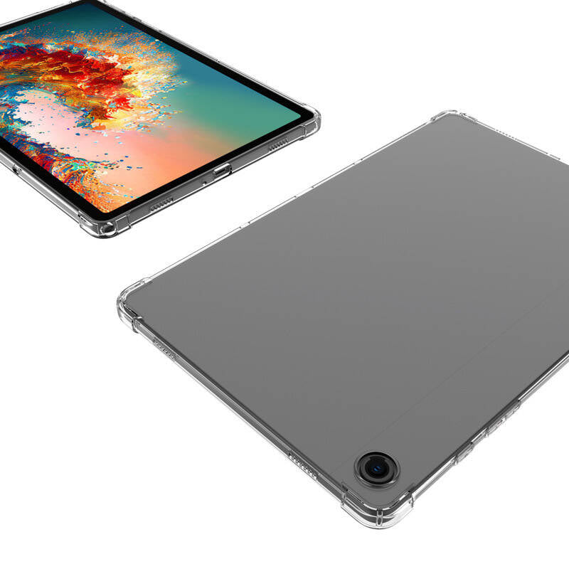 Galaxy Tab A9 Kılıf Zore Tablet Nitro Anti Shock Silikon Kapak Renksiz