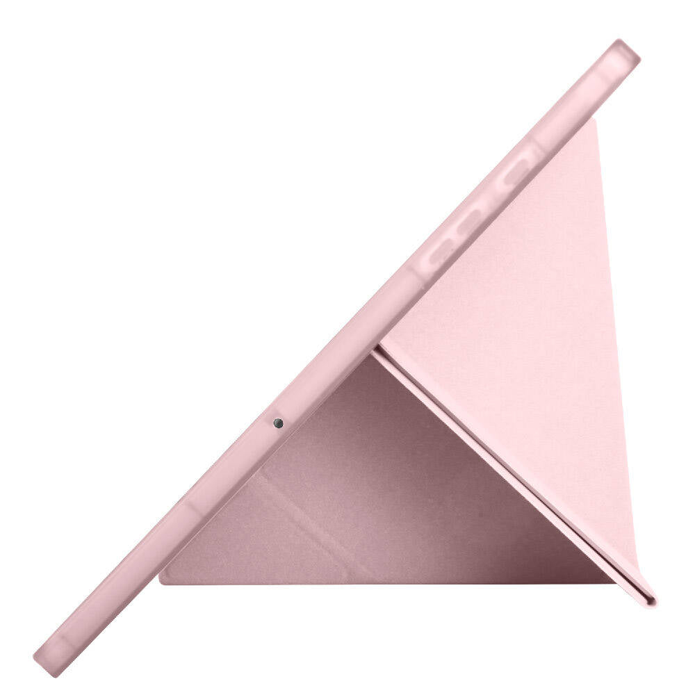 Galaxy Tab A9 Kılıf Zore Tri Folding Kalem Bölmeli Standlı Kılıf Açık Yeşil