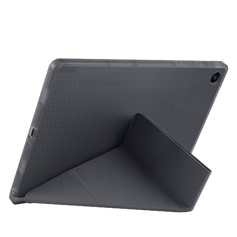 Galaxy Tab A9 Kılıf Zore Tri Folding Kalem Bölmeli Standlı Kılıf Kırmızı
