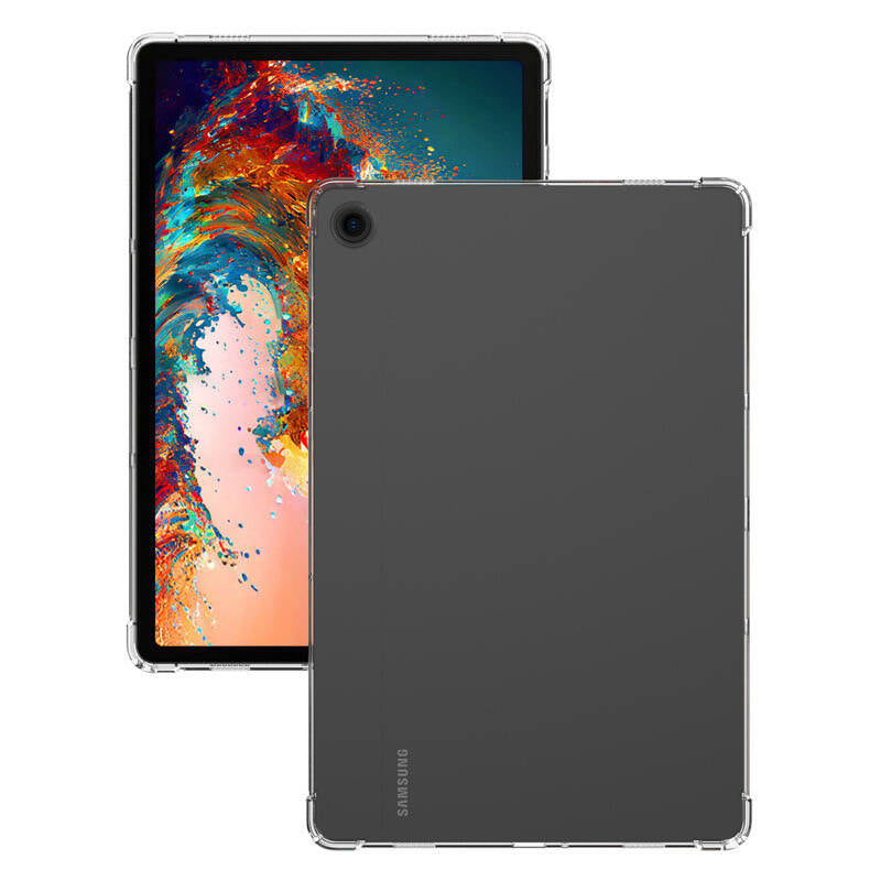 Galaxy Tab A9 Plus Kılıf Zore Tablet Nitro Anti Shock Silikon Kapak Renksiz