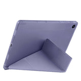 Galaxy Tab A9 Plus Kılıf Zore Tri Folding Kalem Bölmeli Standlı Kılıf Lila