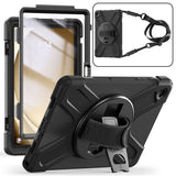 Galaxy Tab A9 Plus Zore Defender Tablet Silikon Siyah